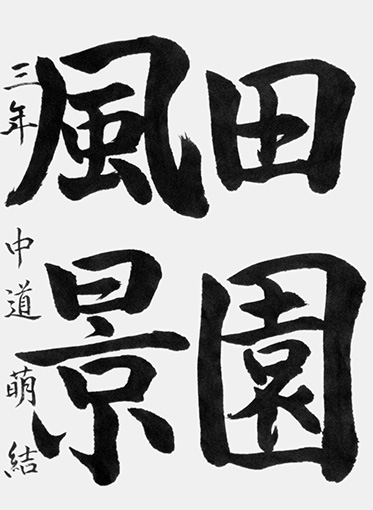 中道萌結（中学生）_作品